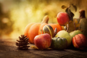 Autumn harvest display