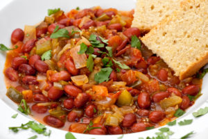 Beans and cornbread
