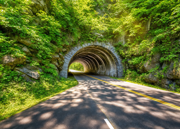 smoky-mountain-tunnel-summer-morning